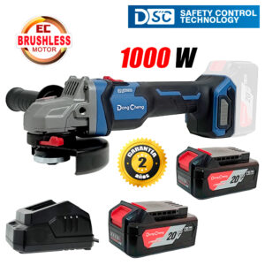 Amoladora Inalámbrica 5" Dongcheng DCSM04-125EM 20V 2Bat x 4Ah Brushless