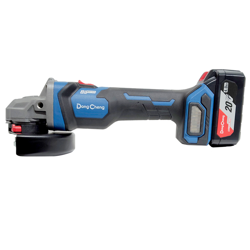 Amoladora Inalámbrica 5" Dongcheng DCSM04-125EM 20V 2Bat x 4Ah Brushless - Imagen 2