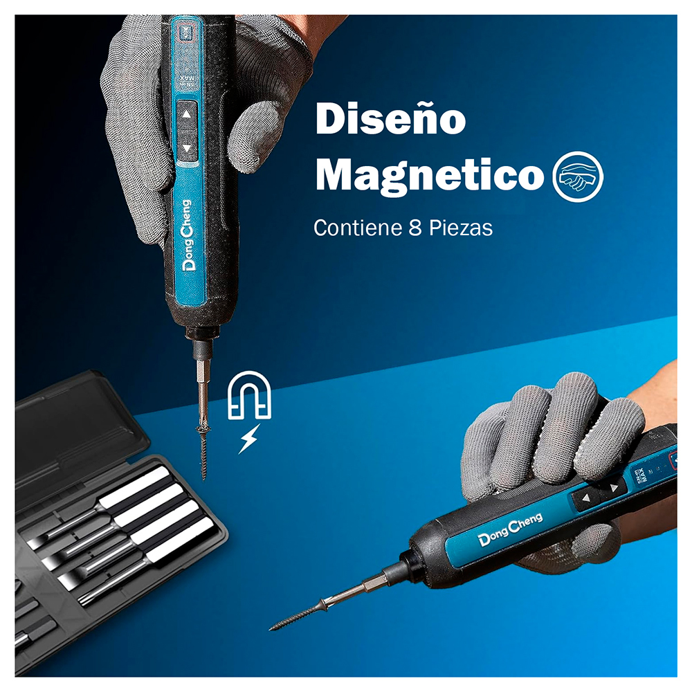 Atornillador Inalambrico 1/4" Dongcheng DCPL04-5E 4V 5Nm 2Ah - Imagen 5