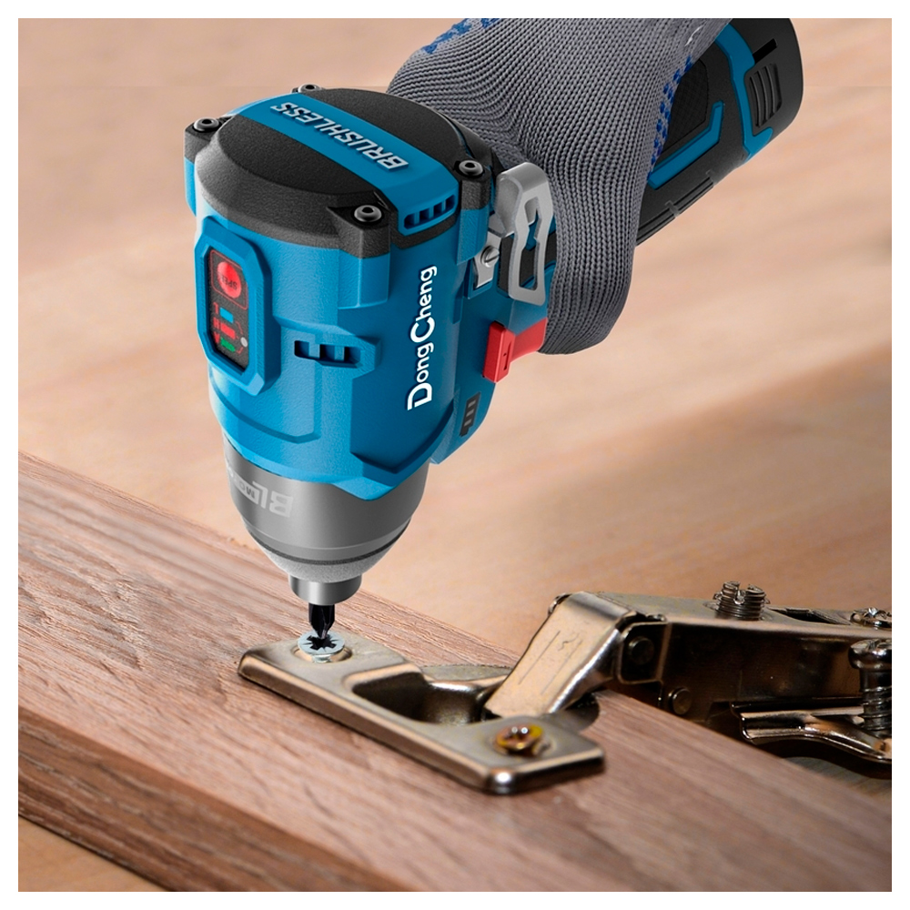 Atornillador de Impacto 1/4" Dongcheng DCPL04-8EK 12V 140Nm 2Bat x 2Ah Brushless - Imagen 8