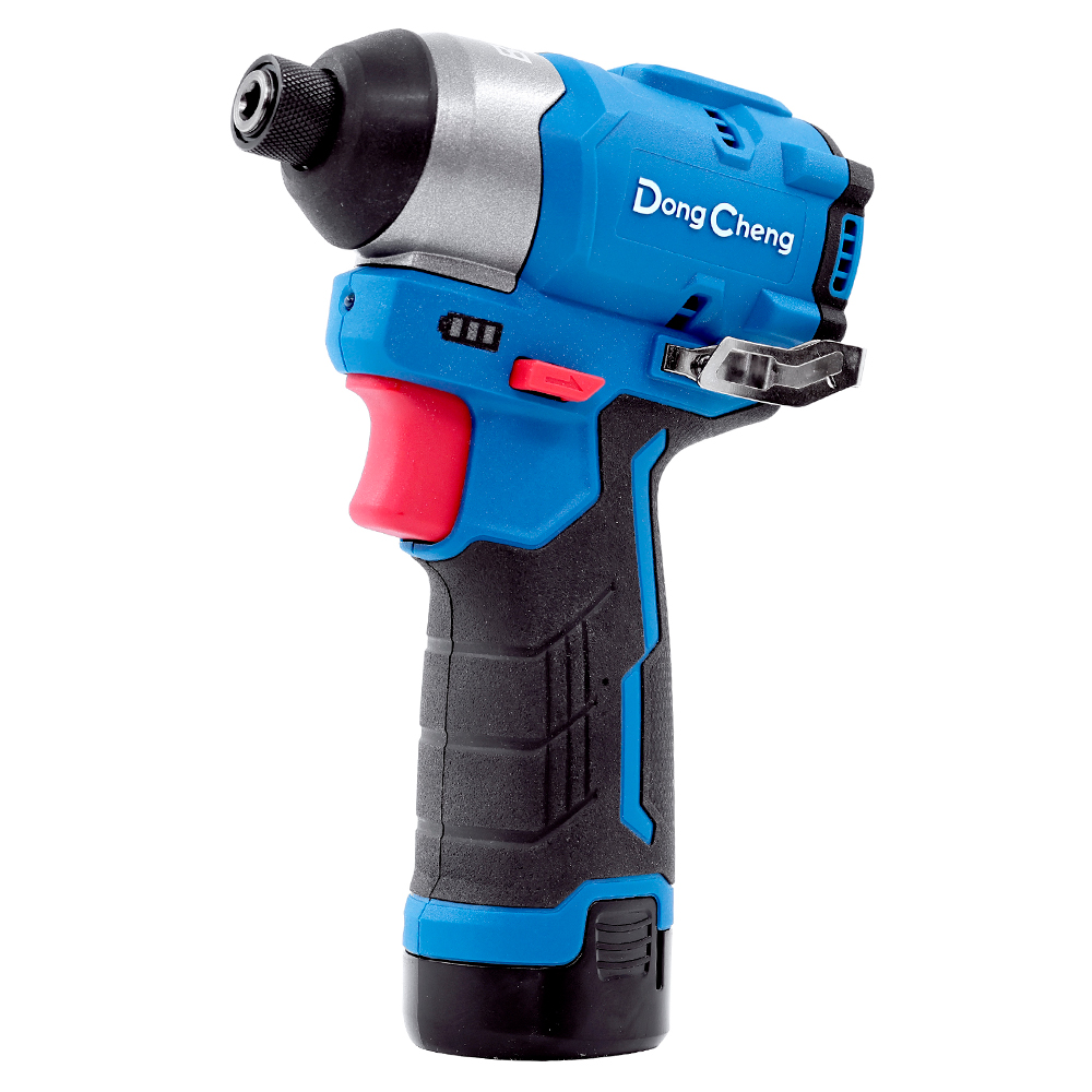 Atornillador de Impacto 1/4" Dongcheng DCPL04-8EK 12V 140Nm 2Bat x 2Ah Brushless - Imagen 2