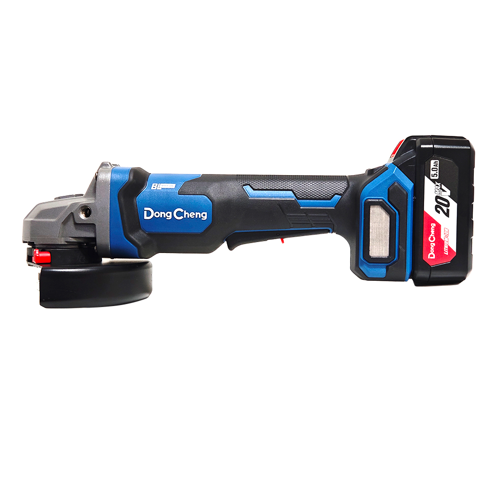 Amoladora Angular Inalámbrica 5" Dongcheng DCSM04-125PFK 20V 2Bat x 5Ah Brushless - Imagen 2