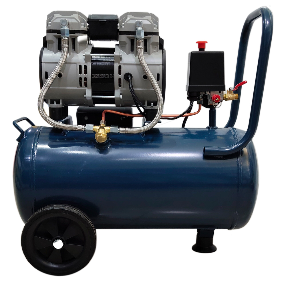 Compresora Silenciosa sin Aceite Industrial Dongcheng DQE1200/30L 30 Litros 1200W - Imagen 2