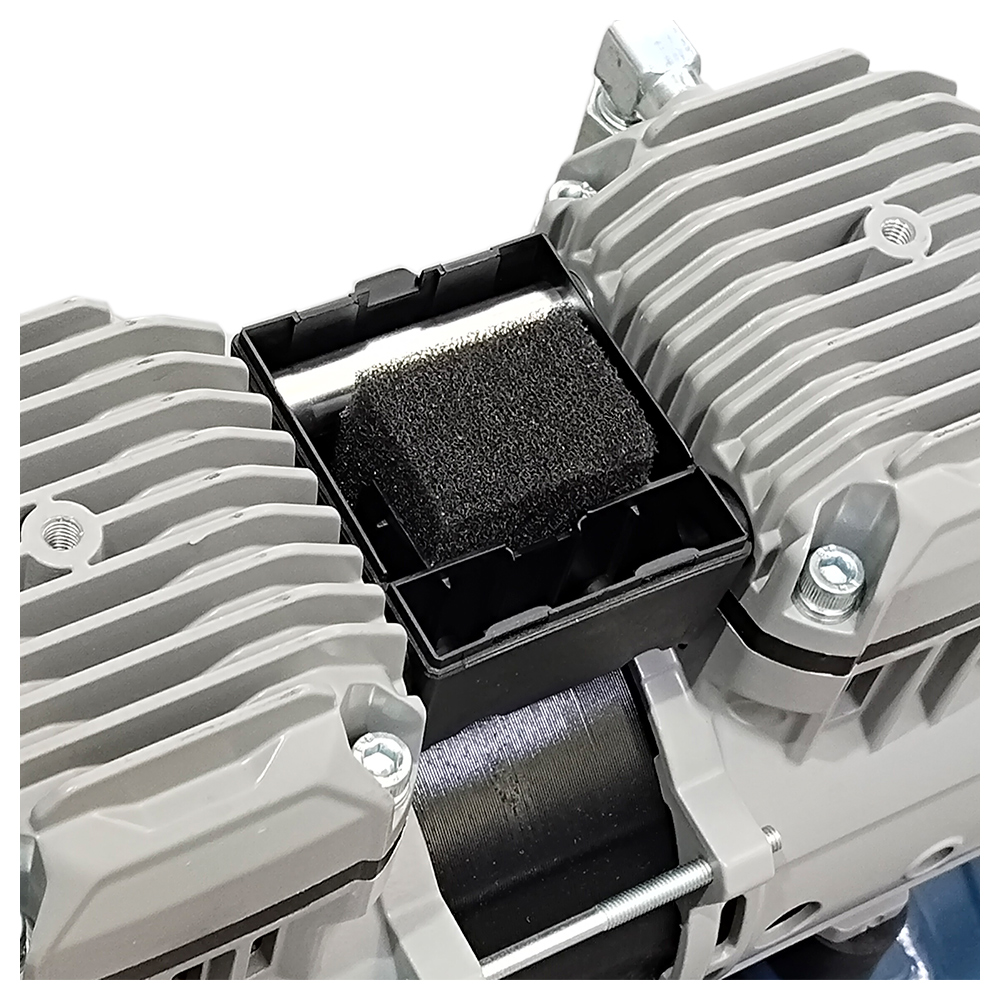 Compresora Silenciosa sin Aceite Industrial Dongcheng DQE1200/30L 30 Litros 1200W - Imagen 4