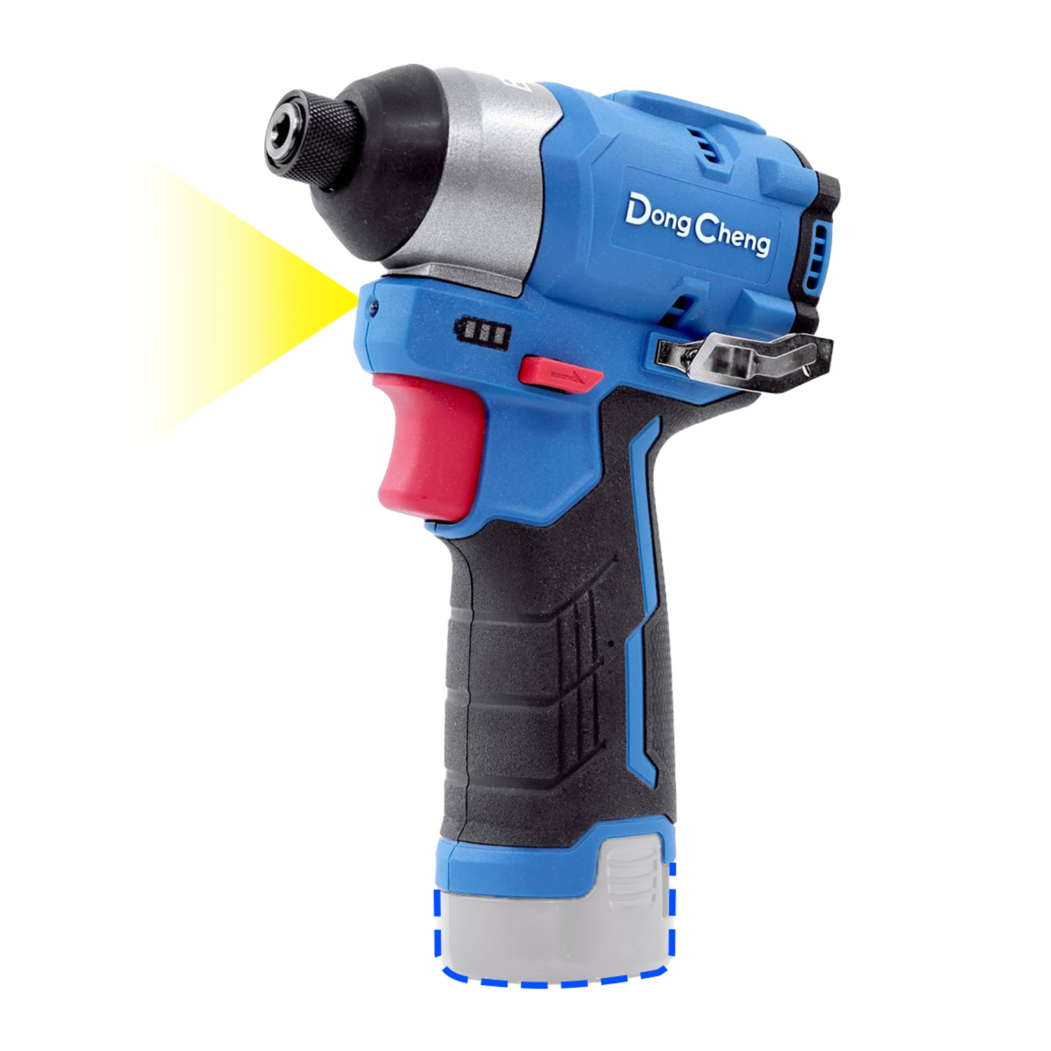 Combo Kit Dongcheng DCKIT25EK Taladro Percutor + Atornillador de Impacto 12V Brushless - Imagen 3