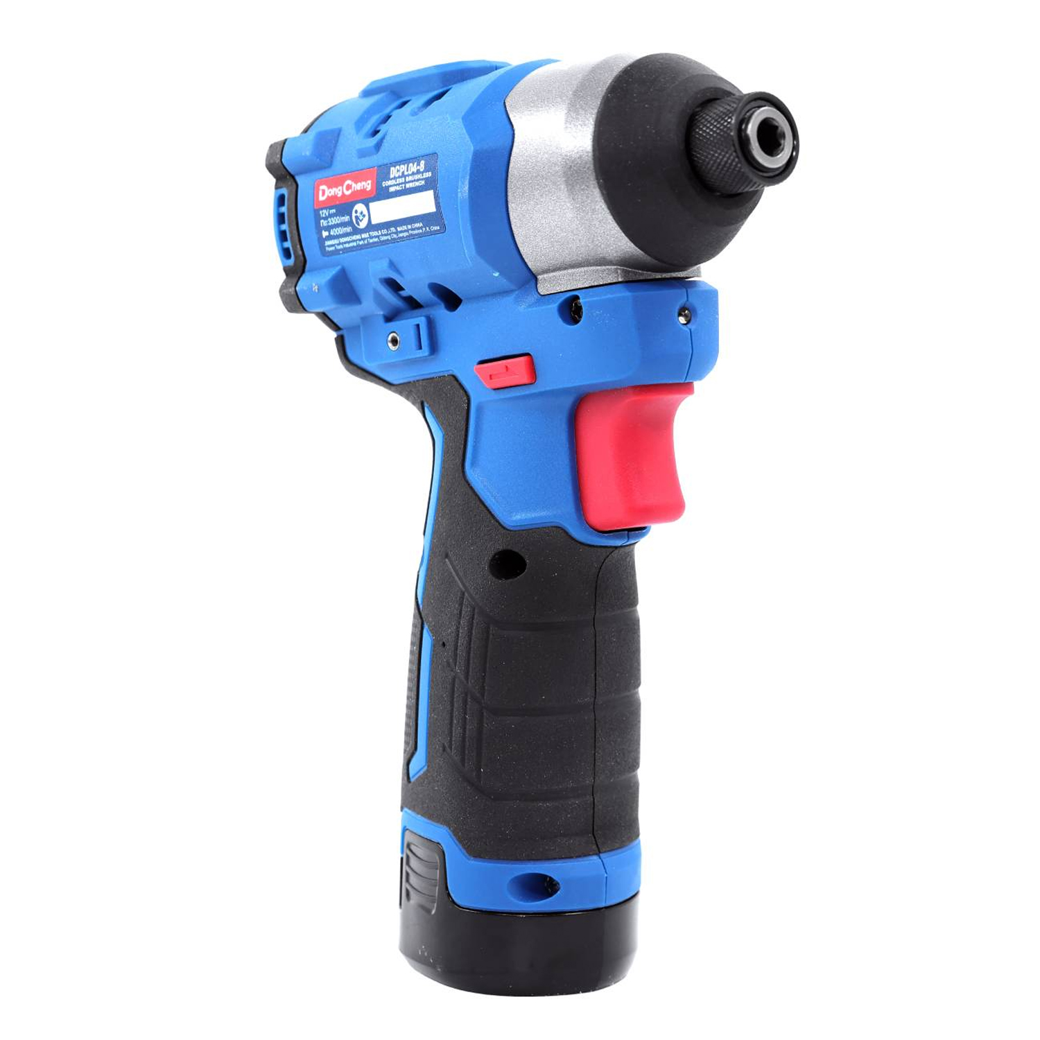 Atornillador de Impacto 1/4" Dongcheng DCPL04-8EK 12V 140Nm 2Bat x 2Ah Brushless - Imagen 4