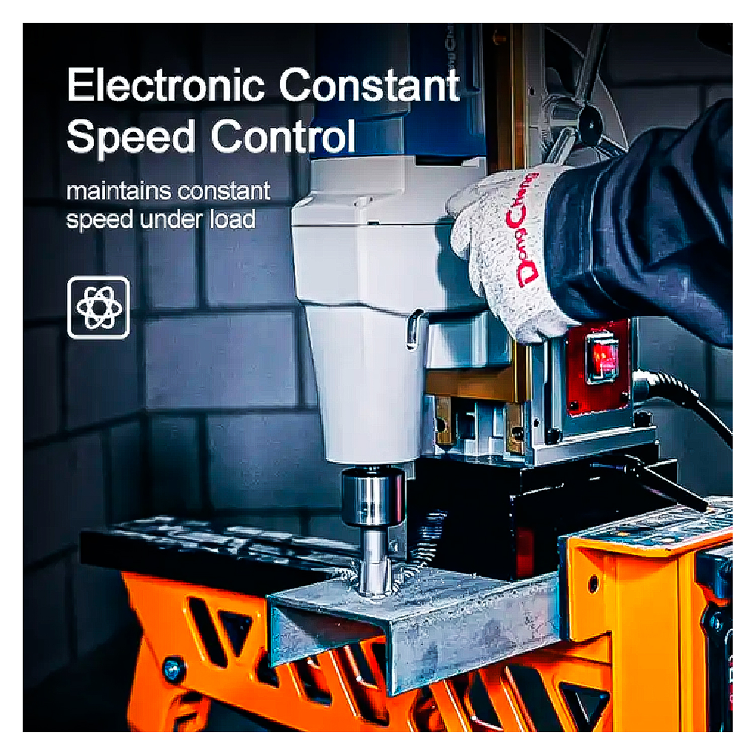 Taladro Magnético Weldon 19mm Dongcheng DJC02-23 1600W 15000N MK3 50mm - Imagen 10