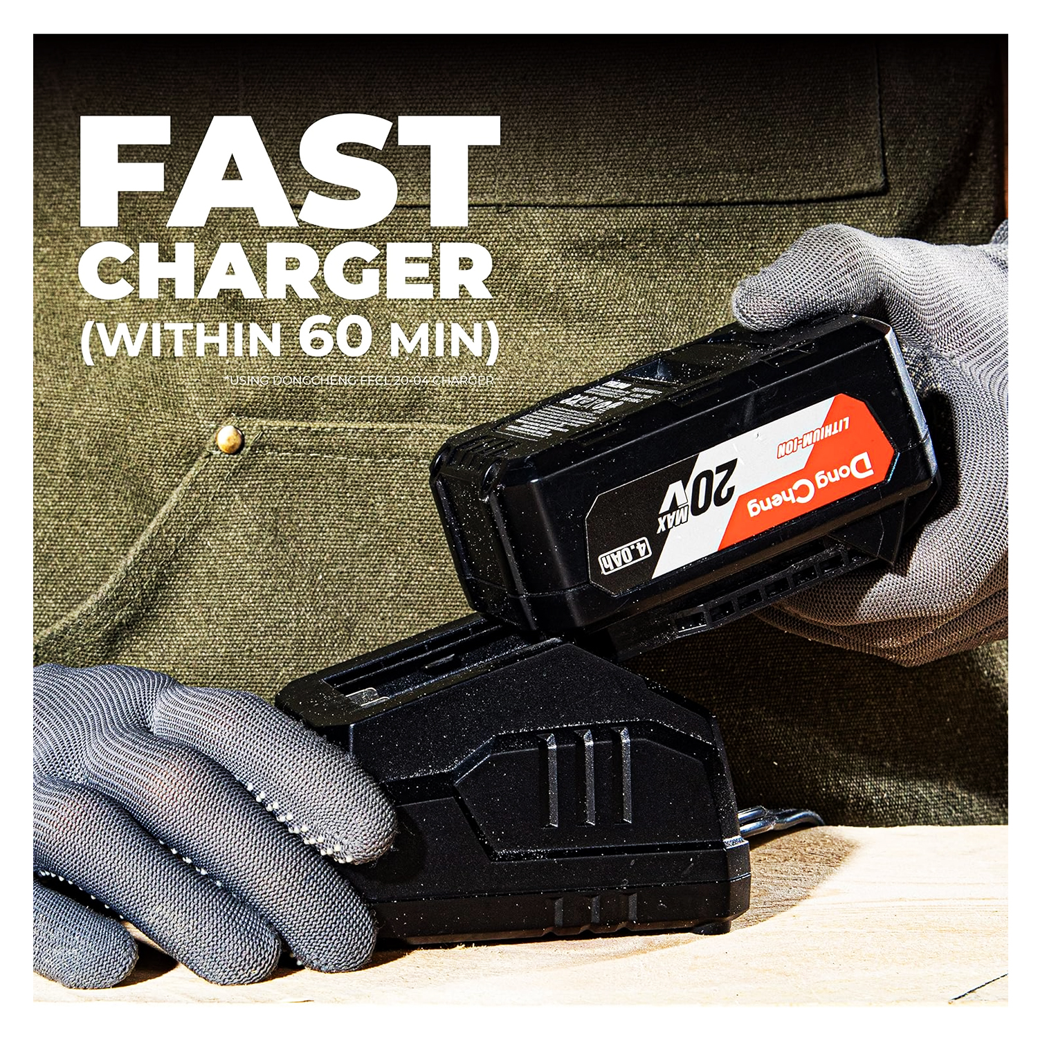 Bateria Dongcheng FFBL2040 20V Max 4Ah - Imagen 4