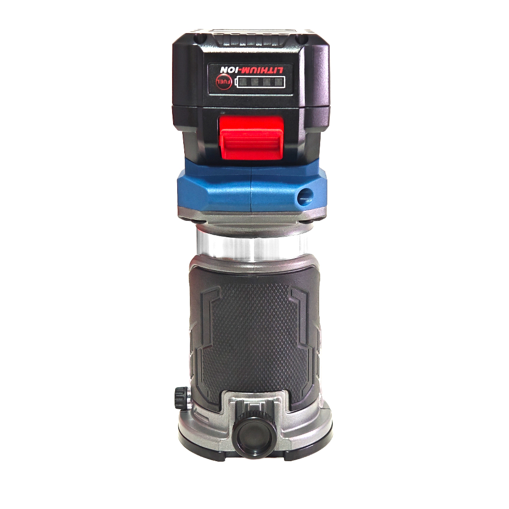 Ruteadora Fresadora Tupi de Mano Inalambrica 1/4" Dongcheng DCMP6BM 20V 2Bat x 4Ah Brushless - Imagen 3