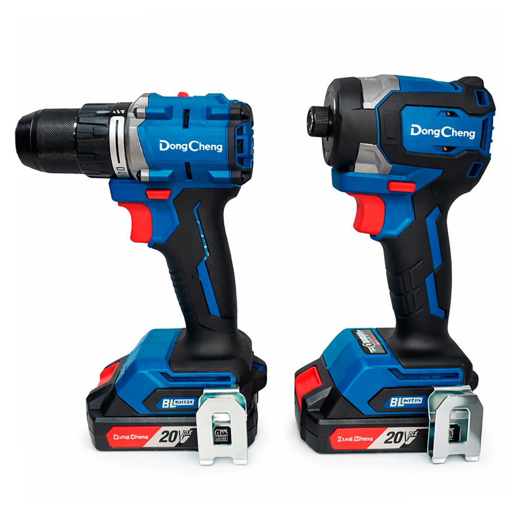 Combo Kit Dongcheng DCKIT26AM Taladro Percutor + Atornillador de Impacto 20V Brushless - Imagen 2