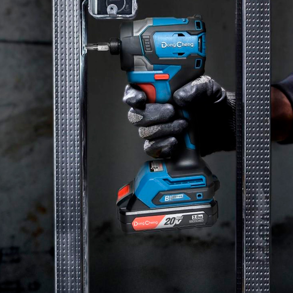 Combo Kit Dongcheng DCKIT26AM Taladro Percutor + Atornillador de Impacto 20V Brushless - Imagen 7