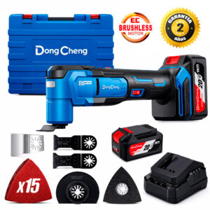 Multiherramienta Sierra Oscilante Multitool Dongcheng DCMD20EM 20V 2Bat x 4Ah Brushless