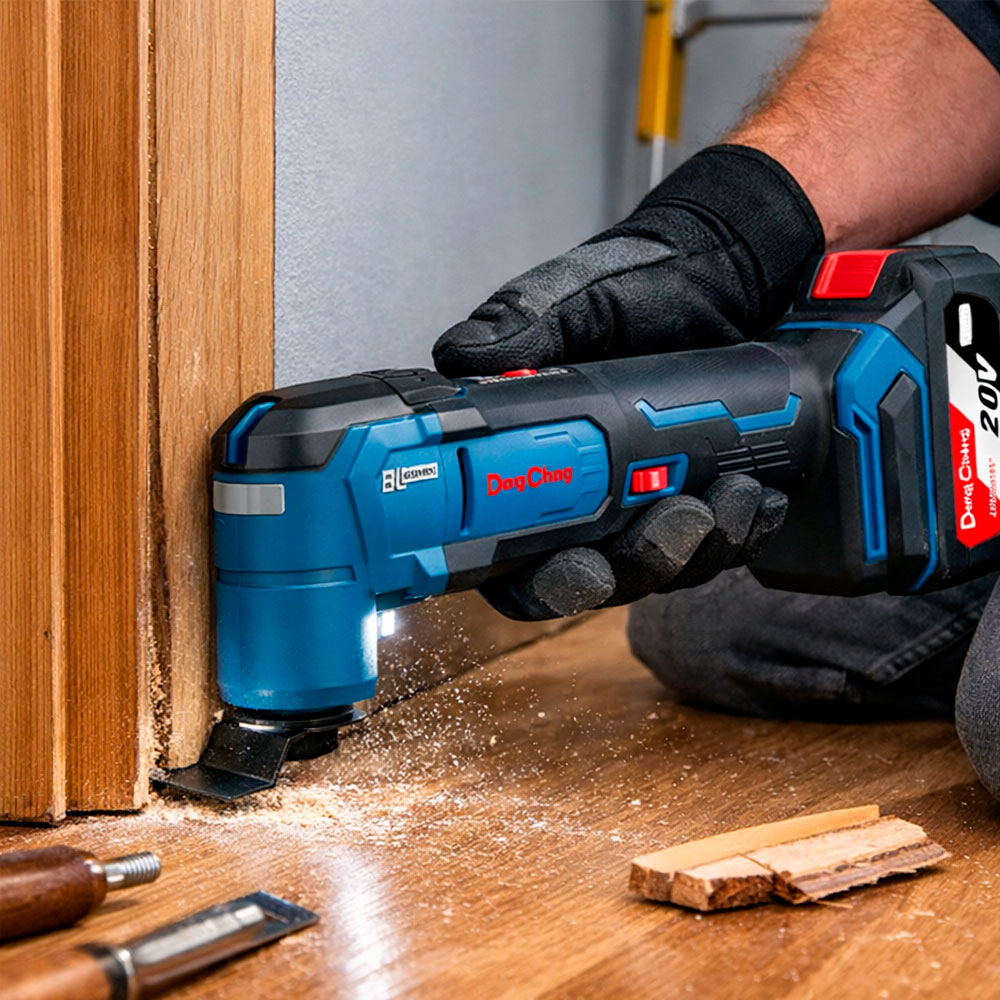 Multiherramienta Sierra Oscilante Multitool Dongcheng DCMD20EM 20V 2Bat x 4Ah Brushless - Imagen 5