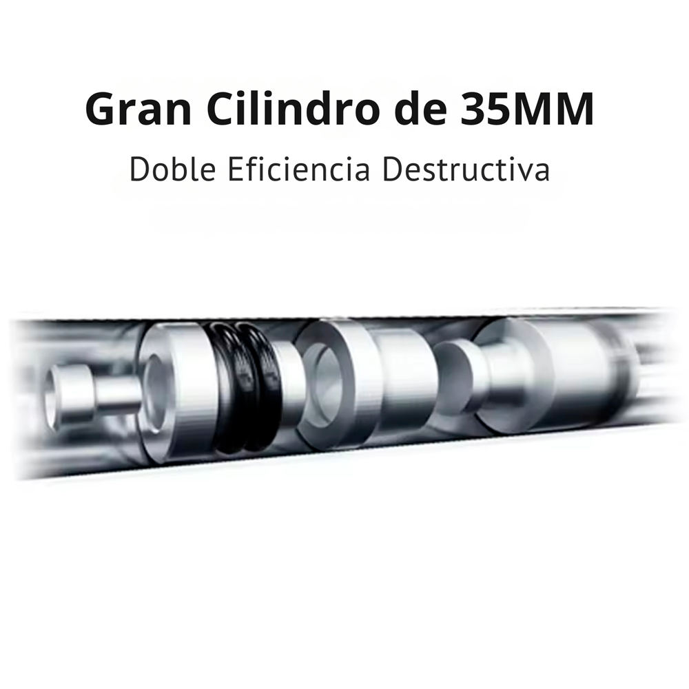 Martillo Demoledor Hexagonal 17mm Dongcheng DZG06-6S 1400W 16.8J 6.8kg - Imagen 7