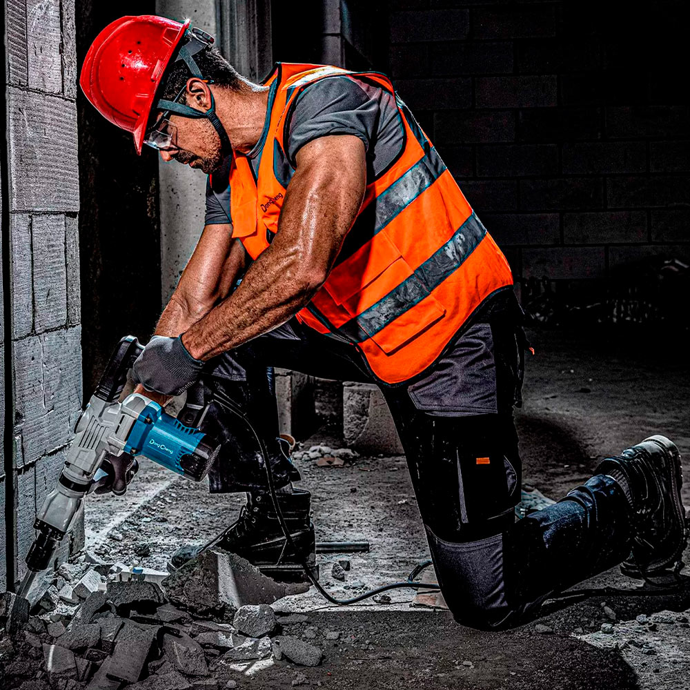 Martillo Demoledor Hexagonal 17mm Dongcheng DZG06-6S 1400W 16.8J 6.8kg - Imagen 8