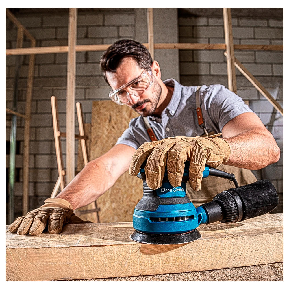 Lijadora Excentrica Rotoorbital 5" Dongcheng DSA02-125 380W 6 Velocidades - Imagen 7