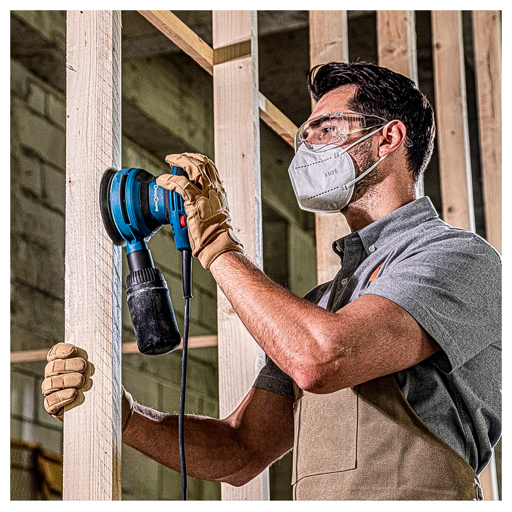 Lijadora Excentrica Rotoorbital 5" Dongcheng DSA02-125 380W 6 Velocidades - Imagen 8