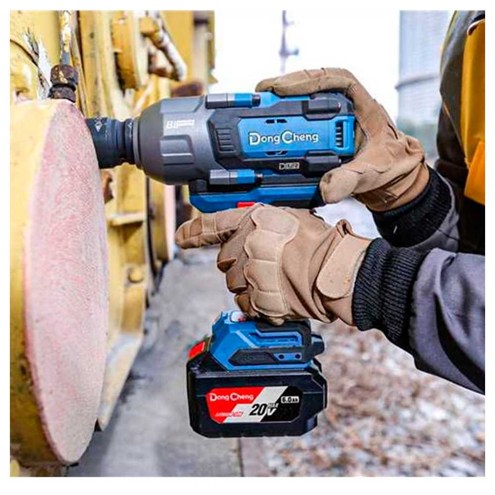Llave Impacto Industrial Inalambrica 1/2" Dongcheng DCPB1218FK 20V 1218Nm 2Bat x 5Ah Brushless - Imagen 6
