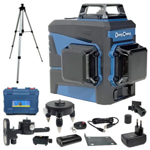 Nivel Laser 3D Verde Industrial Dongcheng DFF12LEKIT 12 Lineas + Tripode