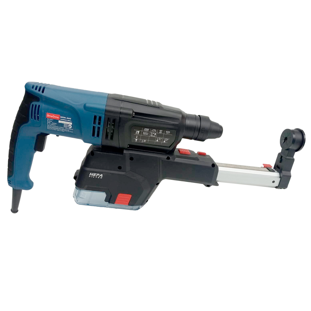 Rotomartillo SDS-Plus Dongcheng DZC05-26XC 800W 3.1J 26mm + Adaptador Polvo - Imagen 3