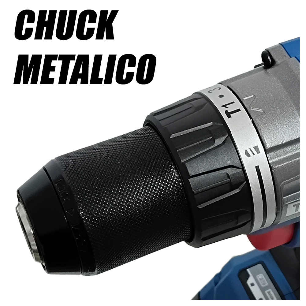 Taladro Atornillador Percutor 1/2" Dongcheng DCJZ20160IEM 20V 160Nm 2Bat x 4Ah Brushless - Imagen 8